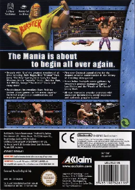 Legends of Wrestling box cover back